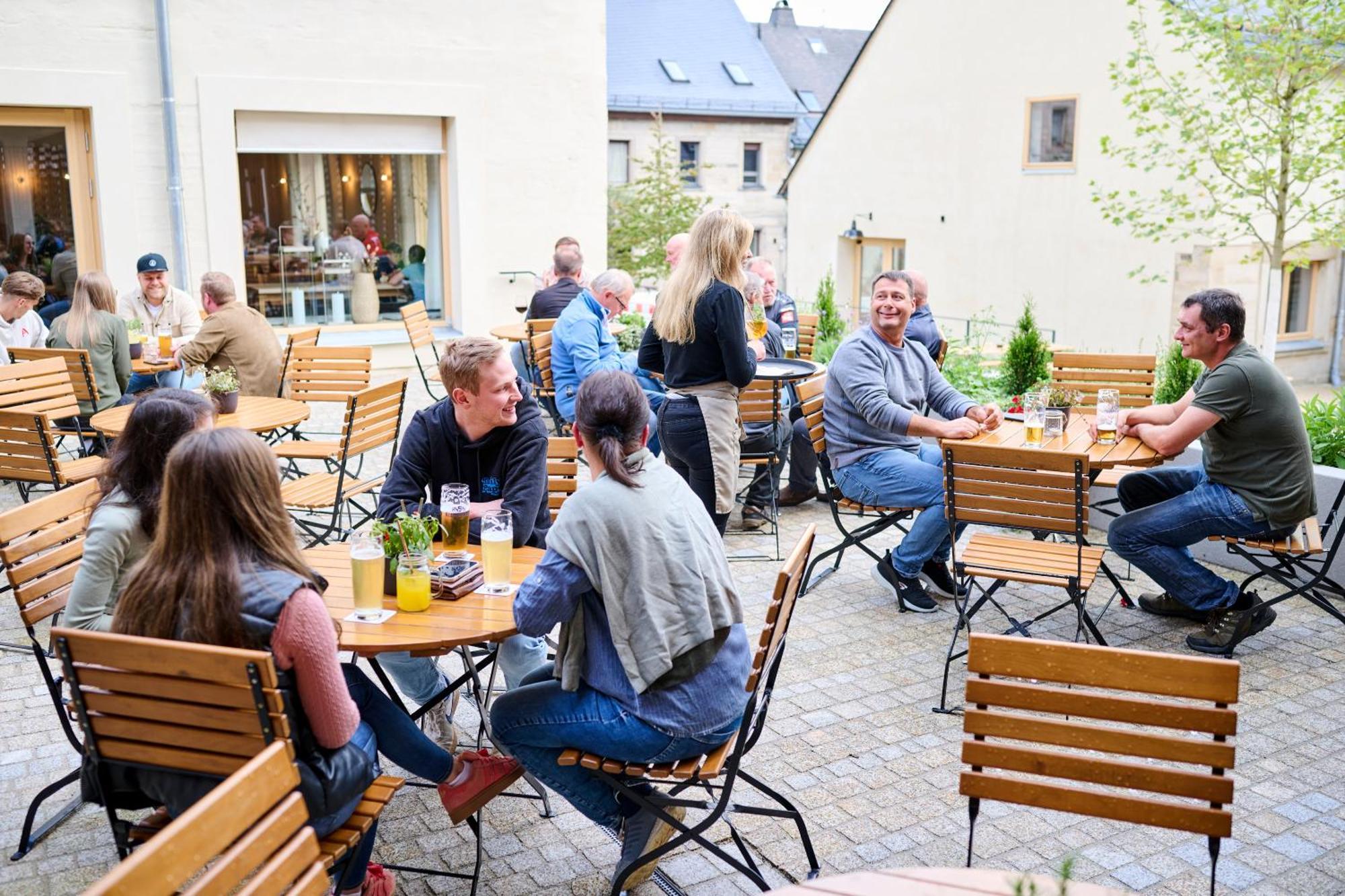 Schwarzes Kreuz Gasthaus Pension Teuschnitz 외부 사진